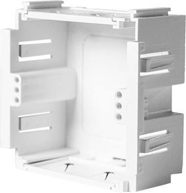 KOPOS KP 80 PK HB Brüstungskanal Geräteeinbaudose (B x H x T) 80.2 x 71 x 37 mm 2 St. Weiß
