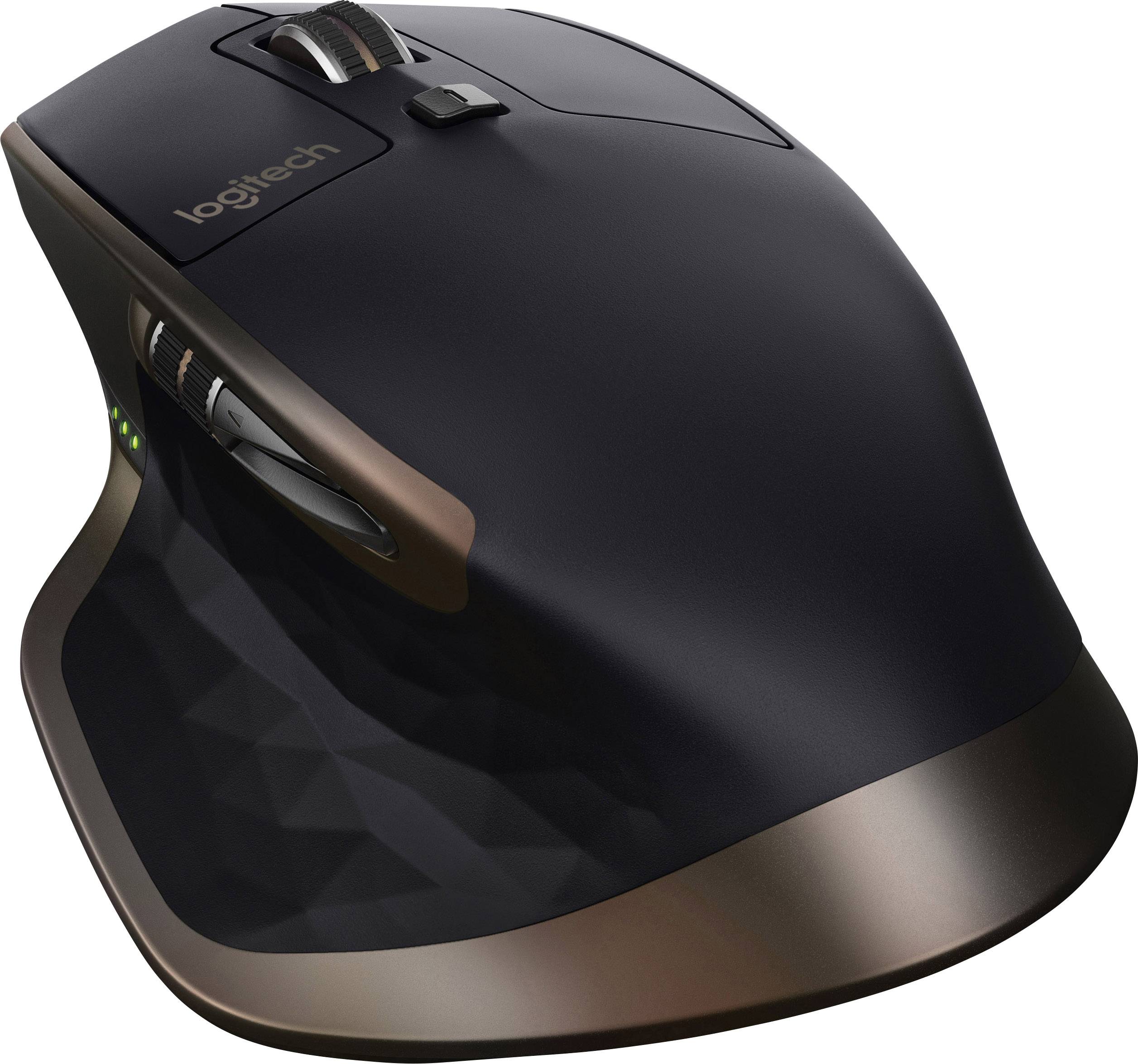 Logitech MX Master for Business Ergonomische Maus Bluetooth®, Funk Laser Schwarz 5 Tasten 1000 dpi Ergonomisch