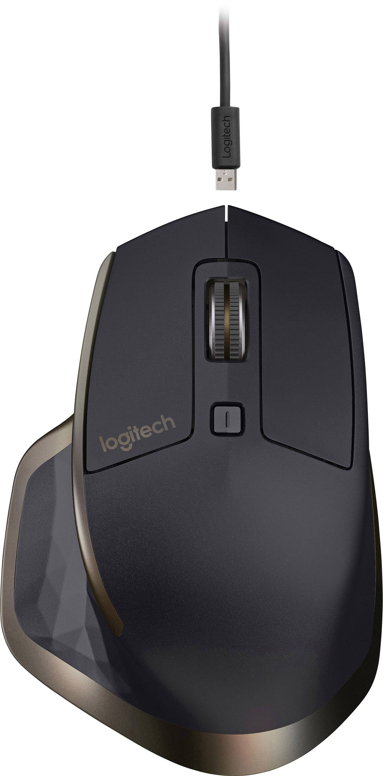 Logitech MX Master for Business Ergonomische Maus Bluetooth®, Funk Laser Schwarz 5 Tasten 1000 dpi Ergonomisch