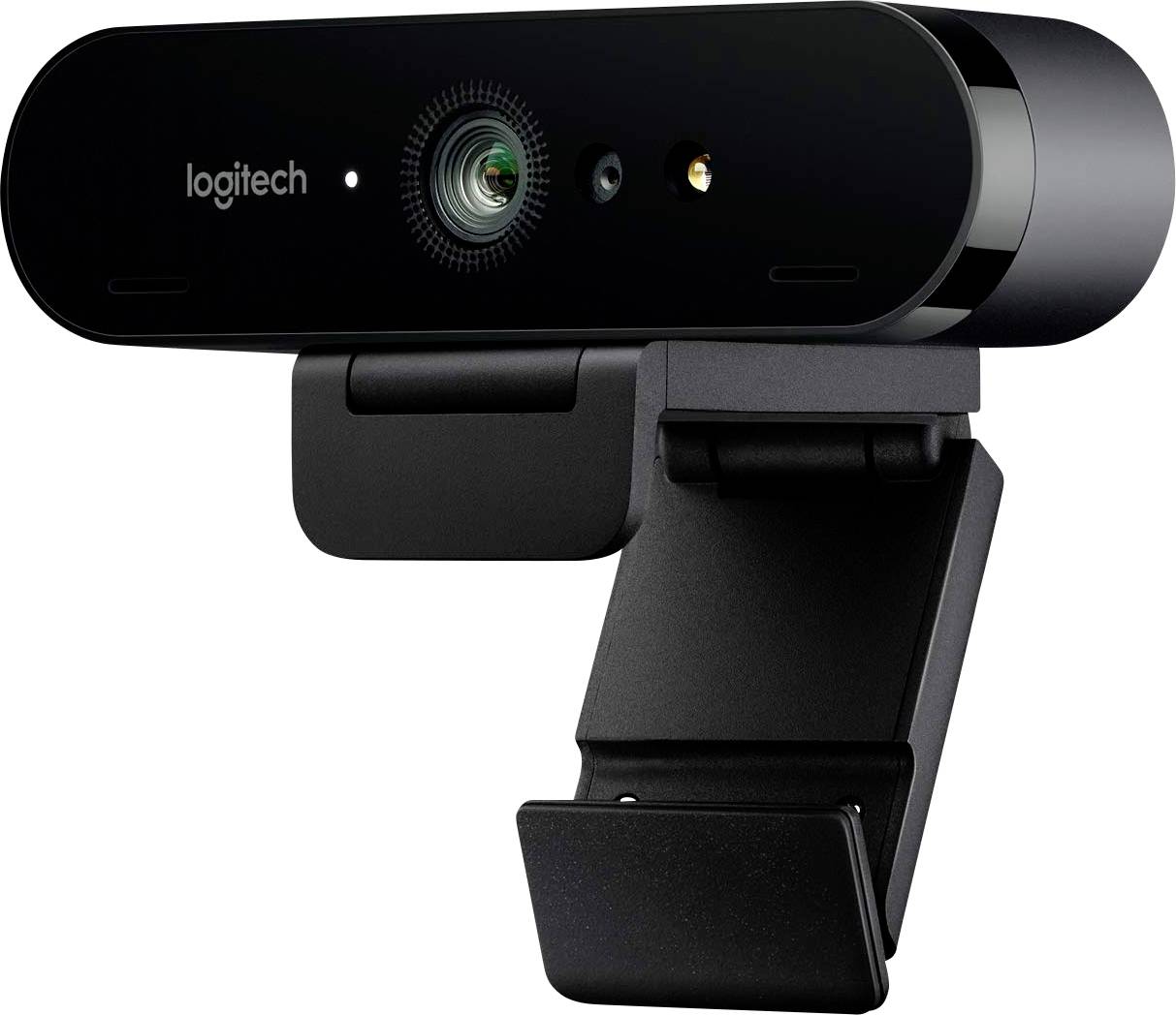 Logitech Brio 4K Stream Edition 4K-Webcam 3840 x 2160 Pixel, 1920 x 1080 Pixel, 1280 x 720 Pixel Klemm-Halterung, für Windows