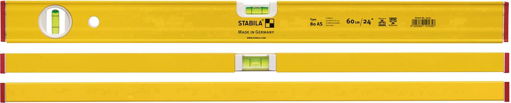 Stabila 80 AS 19169 Leichtmetall-Wasserwaage   120 cm  0.5 mm/m