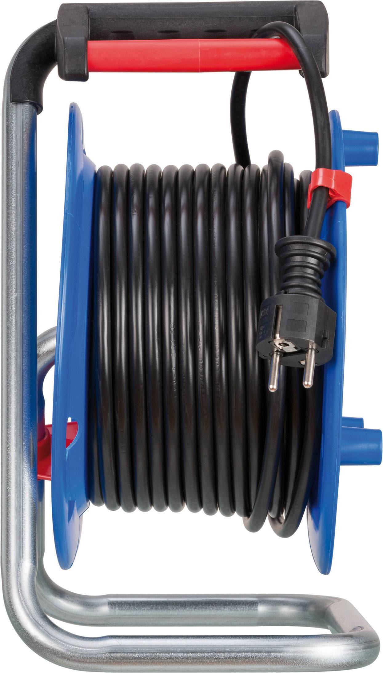 Brennenstuhl 1215050600 Kabeltrommel 25.00 m Schwarz Schutzkontakt-Stecker