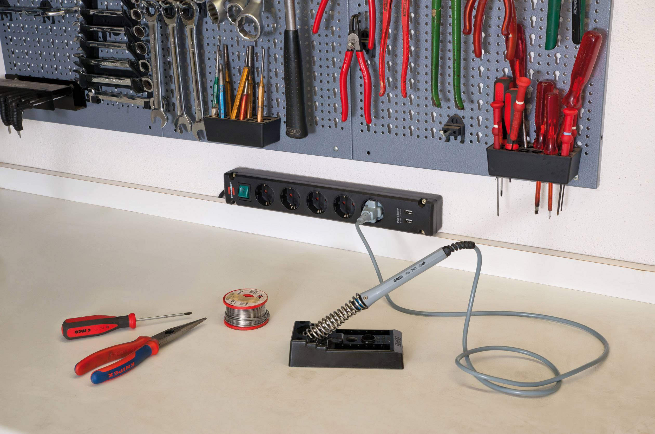 Brennenstuhl 1150660315 Steckdosenleiste mit Schalter 5fach Schwarz Schutzkontakt 1 St.