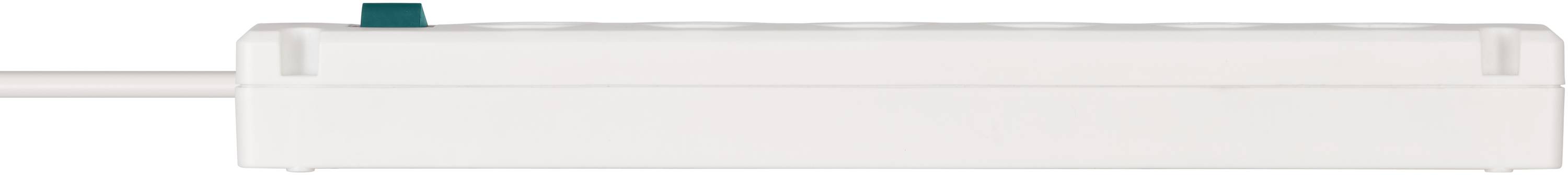 Brennenstuhl 1150660325 Steckdosenleiste mit Schalter 5fach Weiß Schutzkontakt 1 St.