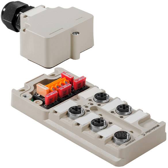 Weidmüller SAI-4-SVV-GM-RM-M12 2495280000 Sensor/Aktorbox passiv M12-Verteiler mit Metallgewinde 1St.