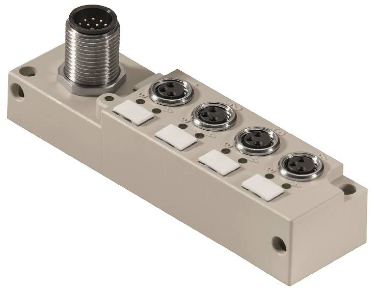 Weidmüller SAI-4-S12 M8L 1:1 1449400000 Sensor/Aktorbox passiv M12-Verteiler mit Metallgewinde 2St.