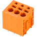 Weidmüller 1330440000 Federkraftklemmblock 2.5 mm² Polzahl (num) 3 Orange 90 St.