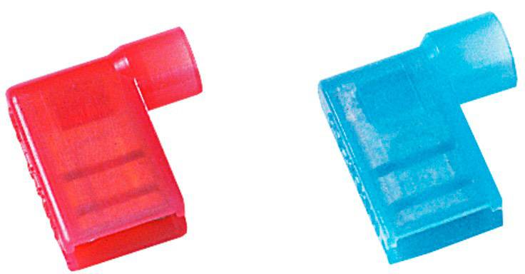 Weidmüller 1491960000 Flachsteckhülse Steckbreite: 6.3 mm Steckdicke: 0.8 mm Vollisoliert Rot 100 St.