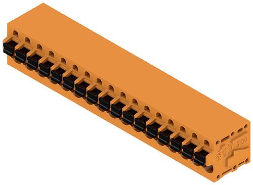 Weidmüller 1331870000 Schraubklemmblock 2.5 mm² Polzahl 17 Orange 15 St.