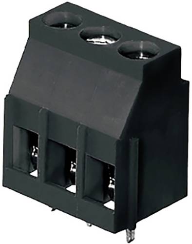 Weidmüller 2567090000 Schraubklemmblock 4 mm² Polzahl 3 Schwarz 100 St.