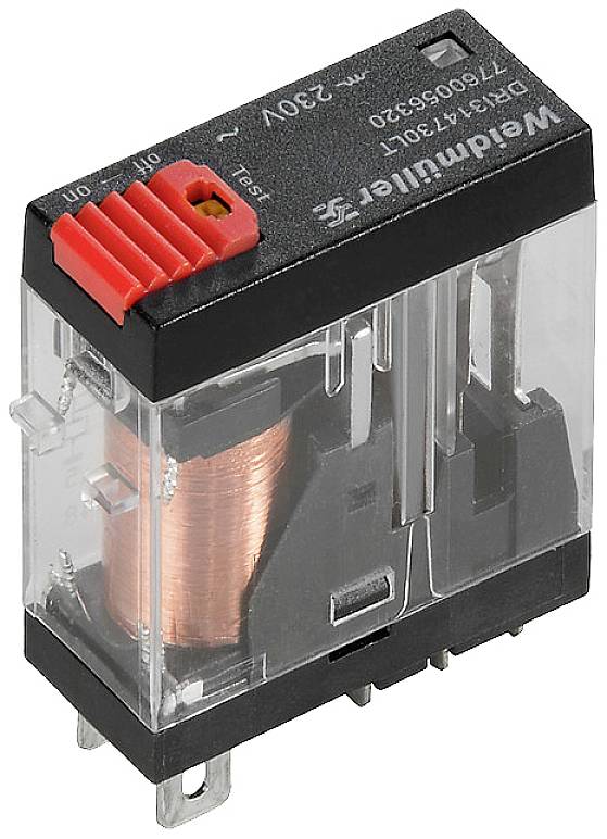 Weidmüller DRI314524LT Steckrelais 24 V/AC 10A 1 Wechsler 20St.