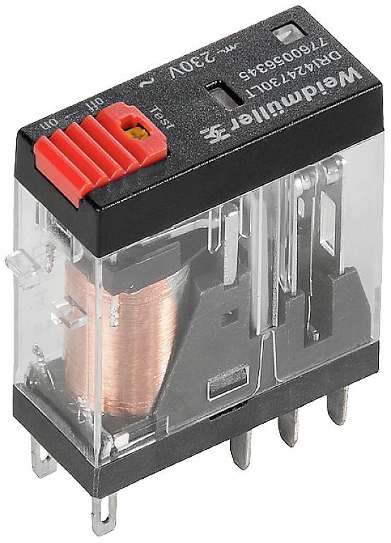 Weidmüller DRI424524LT Steckrelais 24 V/AC 5 A 2 Wechsler 20 St.