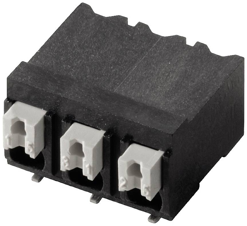 Weidmüller 1473810000 Federkraftklemmblock 1.5 mm² Polzahl 6 Schwarz 320 St.