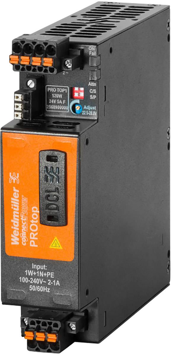Weidmüller 2568980000 Schaltnetzgerät 24 V/DC 5A 120W Inhalt 1St.