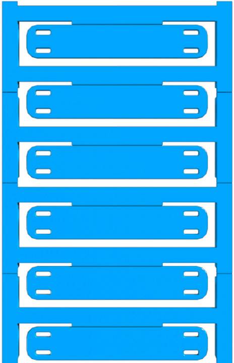 Weidmüller 2602730000 SFX-DT 11/60 MC NE BL Gerätemarkierung Beschriftungsfläche: 11 x 44mm Blau Anzahl Markierer: 60 60St.
