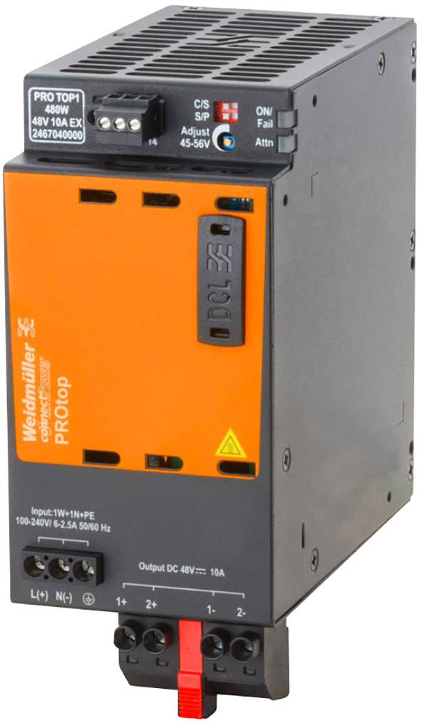 Weidmüller 2467040000 Schaltnetzgerät 48 V/DC 10A 480W Inhalt 1St.