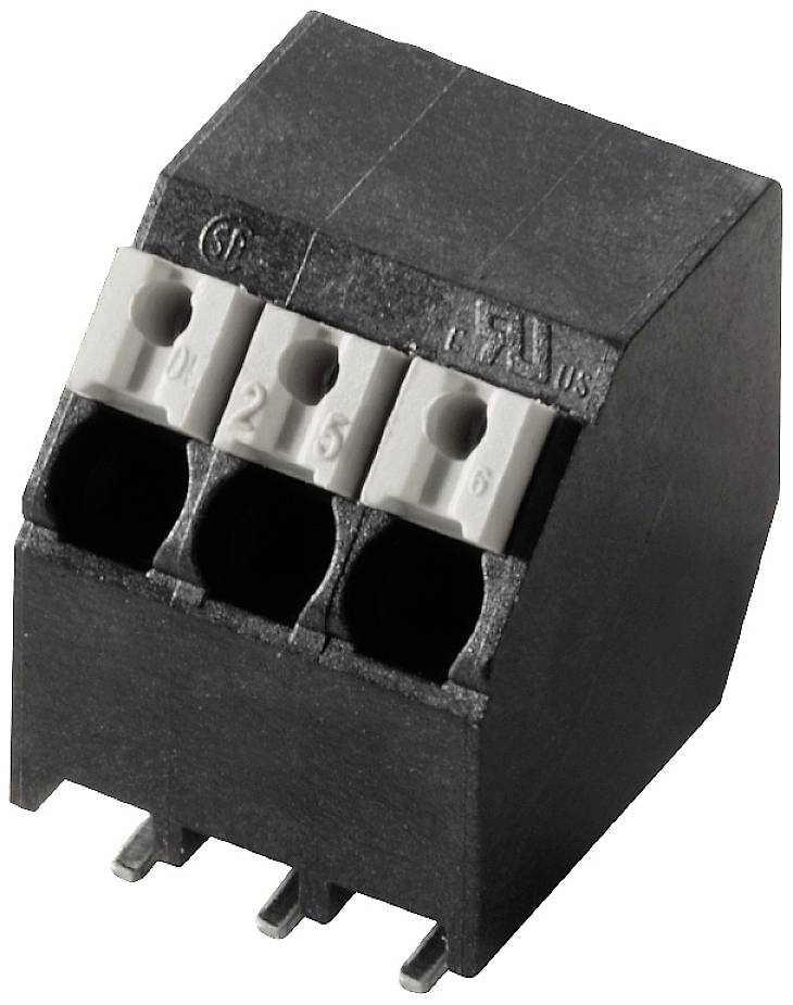 Weidmüller 1473350000 Schraubklemmblock 1.5mm² Polzahl 6 Schwarz 210St.