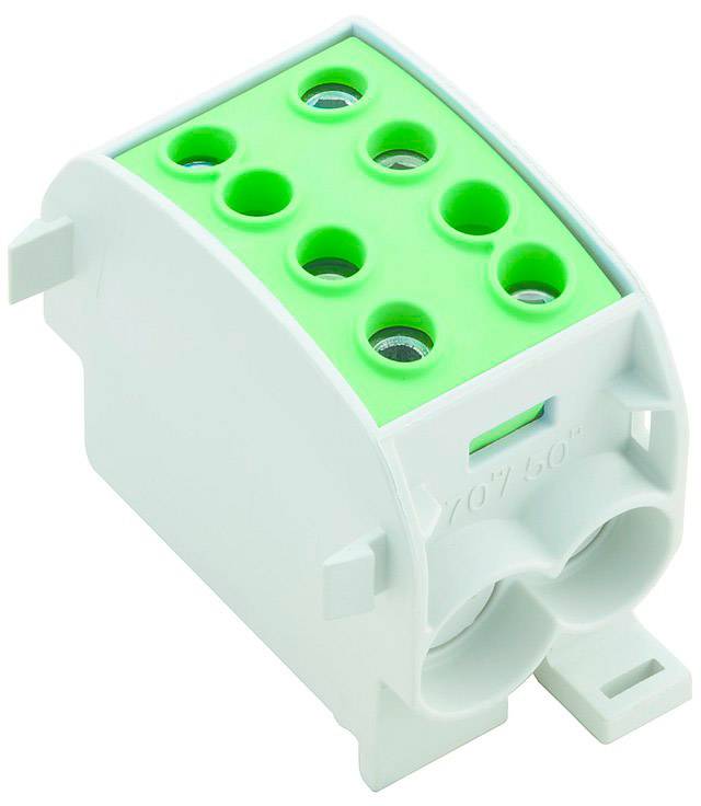 Weidmüller 1561790000 Verteilerblock Schrauben Grün 3St.