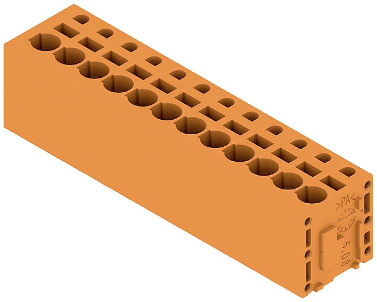 Weidmüller 1331540000 Federkraftklemmblock 2.5mm² Polzahl 12 Orange 20St.