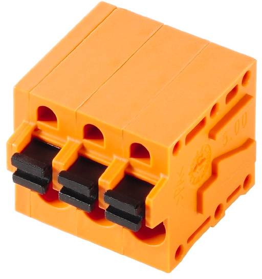 Weidmüller 1331710000 Federkraftklemmblock 2.5mm² Polzahl 3 Orange 90St.