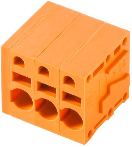 Weidmüller 1331970000 Schraubklemmblock 2.5 mm² Polzahl 3 Orange 90 St.