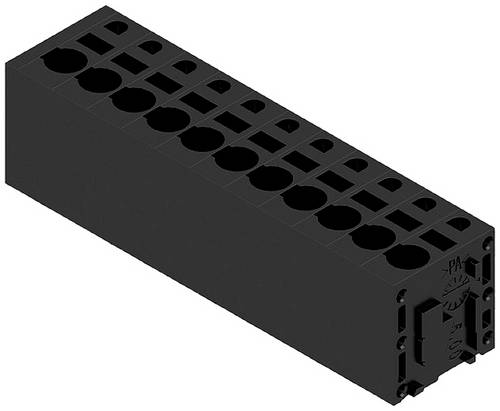 Weidmüller 1425640000 Schraubklemmblock 2.5 mm² Polzahl 11 Schwarz 25 St.