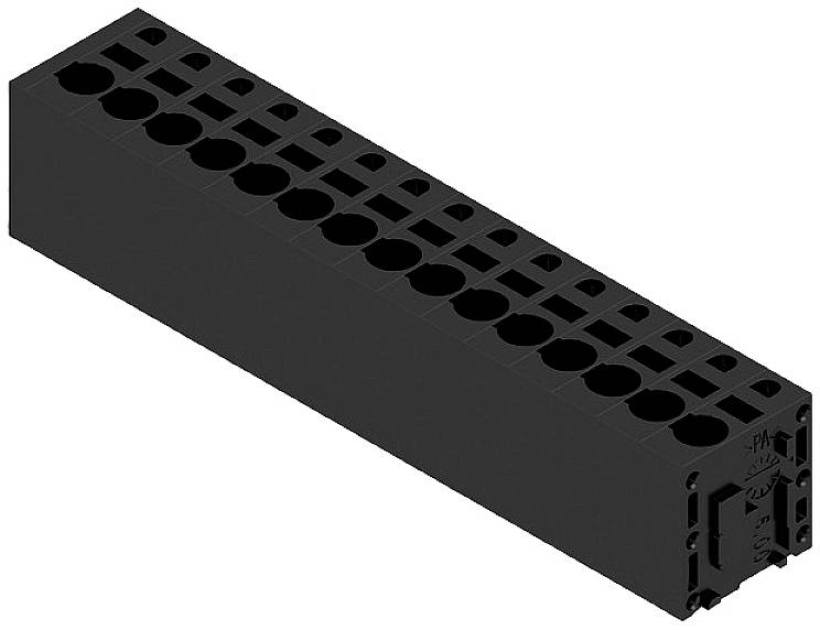 Weidmüller 1425680000 Federkraftklemmblock 2.5mm² Polzahl 15 Schwarz 20St.