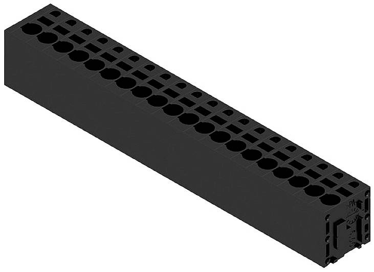 Weidmüller 1425740000 Schraubklemmblock 2.5mm² Polzahl 20 Schwarz 15St.