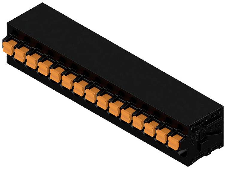 Weidmüller 1425950000 Federkraftklemmblock 2.5mm² Polzahl 15 Schwarz 20St.