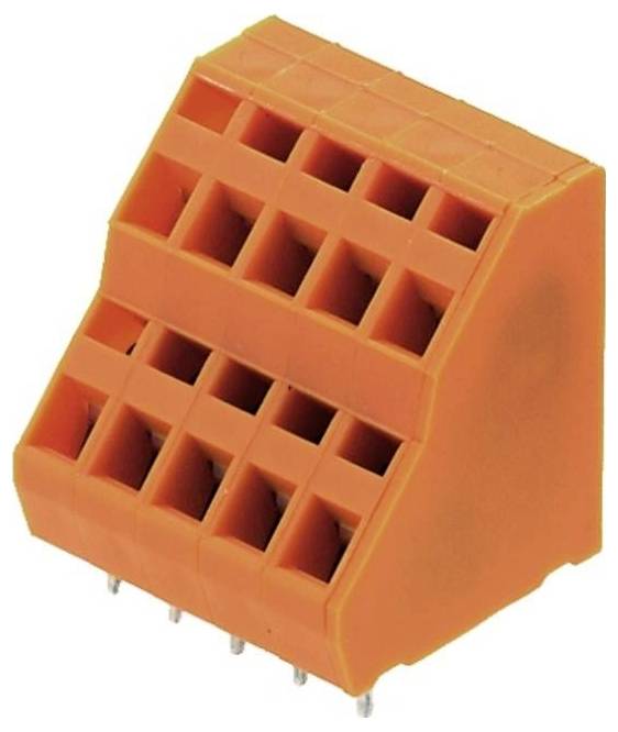 Weidmüller 1437910000 Federkraftklemmblock 1.5mm² Polzahl 4 Schwarz 50St.