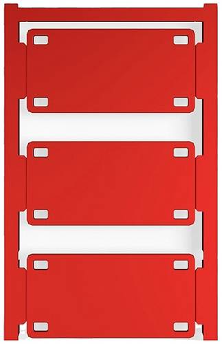 Weidmüller 1369550000 SFX 30/60 MC NE RT Kabelmarkierungssystem Beschriftungsfläche: 30 x 45 mm Rot