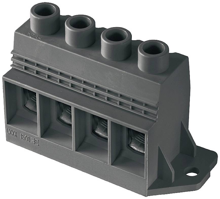 Weidmüller 1386370000 Schraubklemmblock 35mm² Polzahl 5 Schwarz 12St.