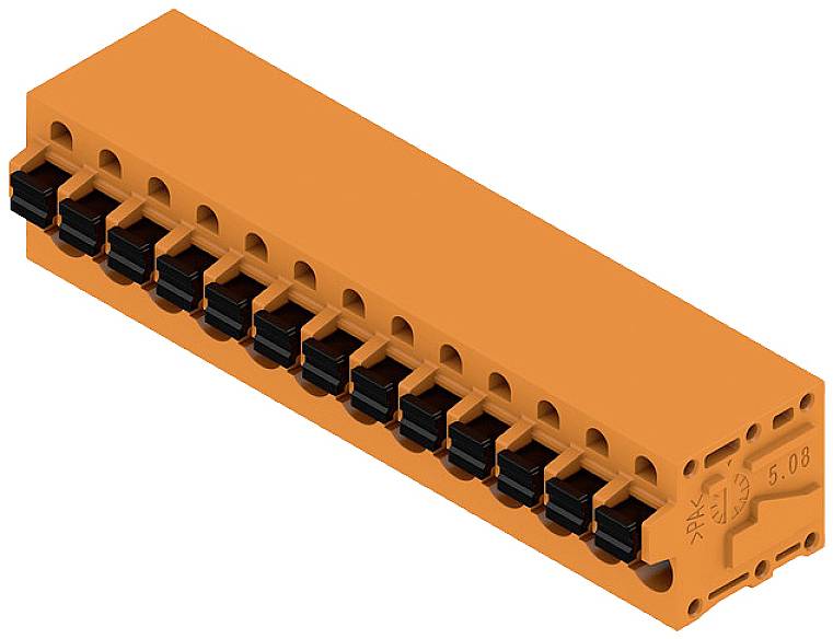 Weidmüller 1330830000 Schraubklemmblock 2.5mm² Polzahl 13 Orange 20St.