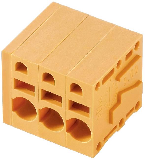 Weidmüller 1331150000 Schraubklemmblock 2.5mm² Polzahl 17 Orange 15St.