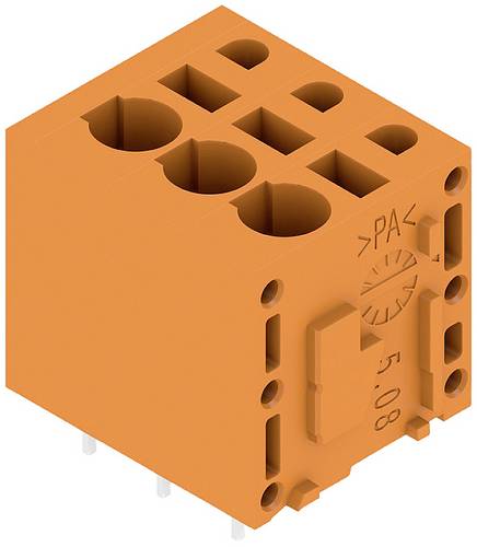 Weidmüller 1331440000 Schraubklemmblock 2.5 mm² Polzahl 3 Orange 90 St.
