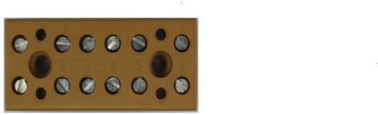 Weidmüller 0625220000 Klemmleiste 22mm Schrauben Olivgrün 50St.