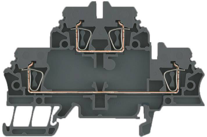 Weidmüller 1058690000 Durchgangsreihenklemme 5.10mm Zugfeder Schwarz 50St.