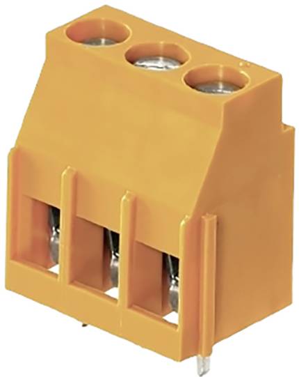 Weidmüller 2567130000 Schraubklemmblock 4mm² Polzahl 4 Orange 100St.