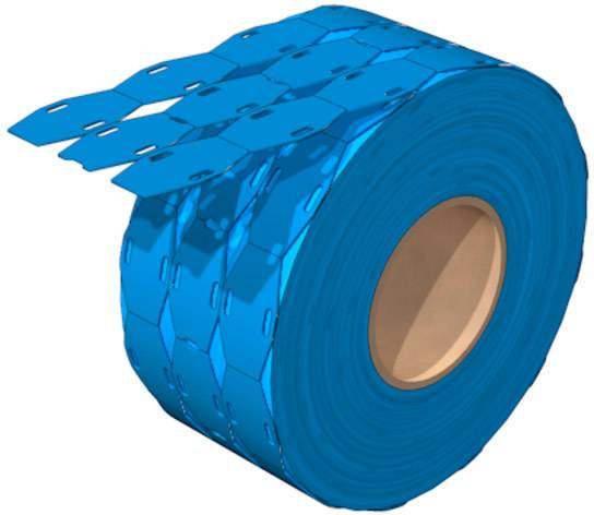 Weidmüller 2621490000 SFX-DT 9/24MM BL Kabelmarkierungssystem Beschriftungsfläche: 9 x 23.5mm Blau Anzahl Markierer: 1000 1000St.