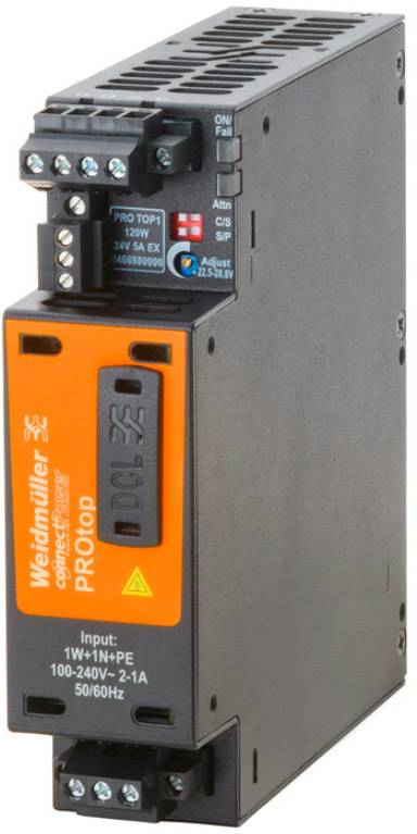 Weidmüller 2466980000 Schaltnetzgerät 24 V/DC 5A 120W Inhalt 1St.