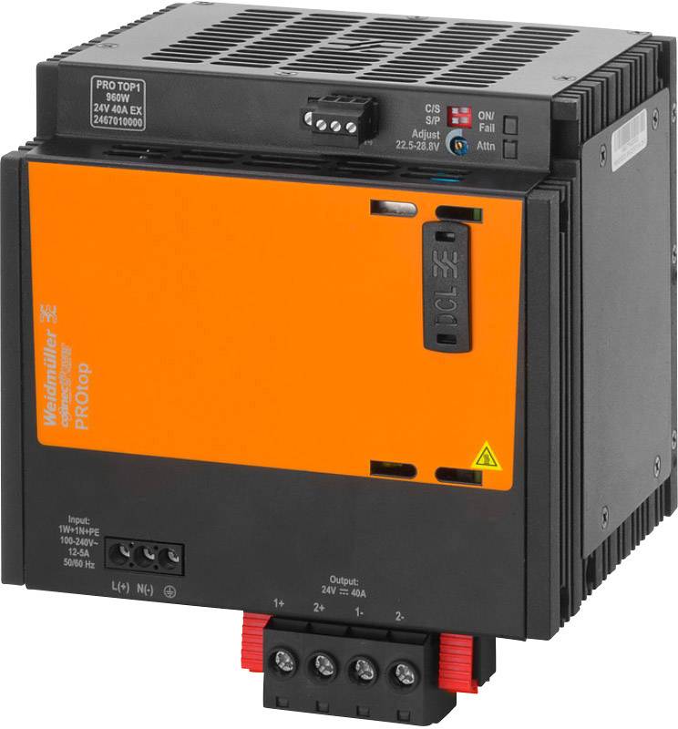 Weidmüller 2467010000 Schaltnetzgerät 24 V/DC 40A 960W Inhalt 1St.