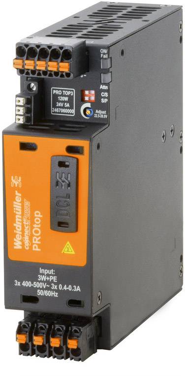 Weidmüller 2467060000 Schaltnetzgerät 24 V/DC 5A 120W Inhalt 1St.