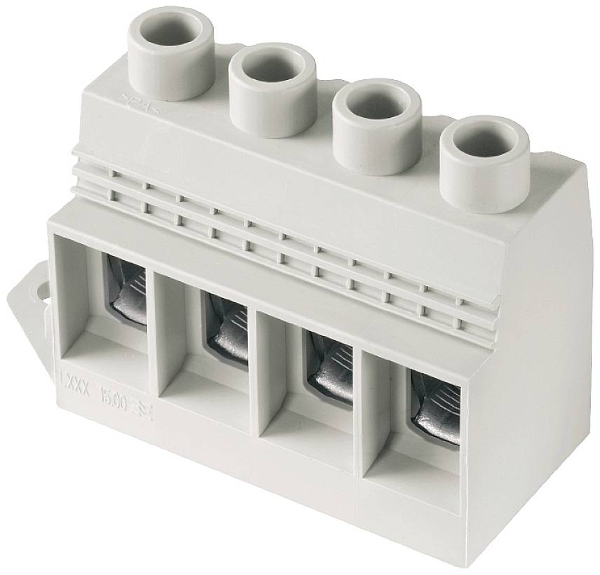 Weidmüller 1386350000 Schraubklemmblock 35mm² Polzahl 5 Kiesel-Grau 12St.