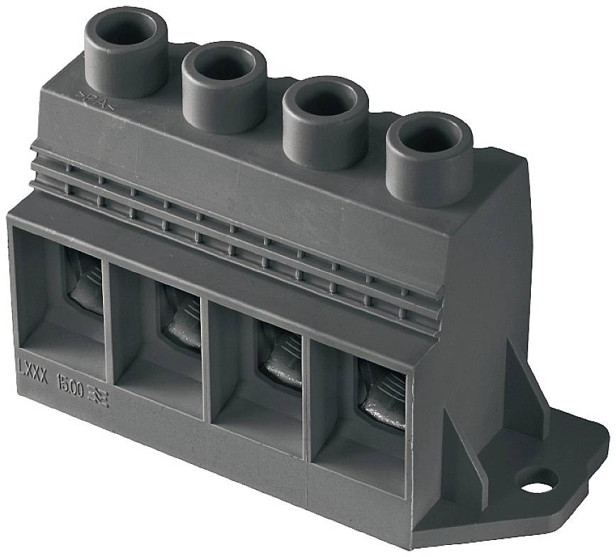Weidmüller 1386970000 Schraubklemmblock 35mm² Polzahl 9 Schwarz 8St.