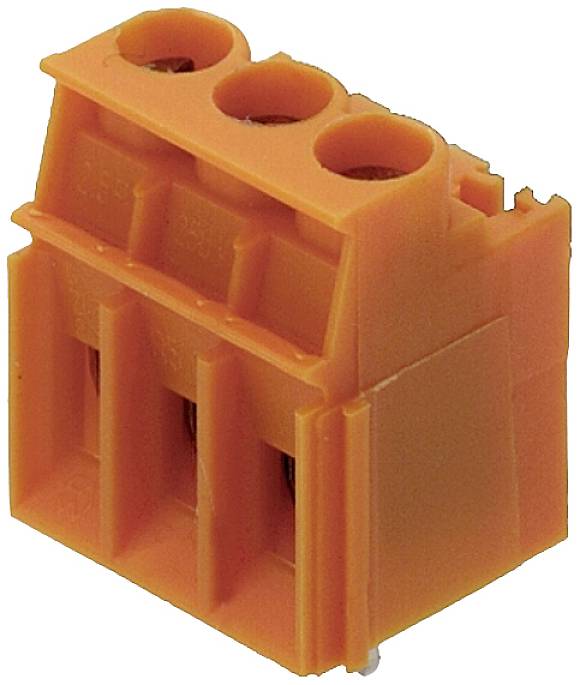 Weidmüller 1594520000 Schraubklemmblock 4mm² Polzahl 2 Orange 100St.