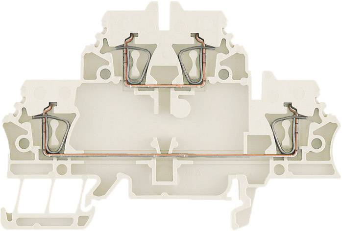 Weidmüller 1058680000 Durchgangsreihenklemme 5.10mm Zugfeder Weiß 50St.