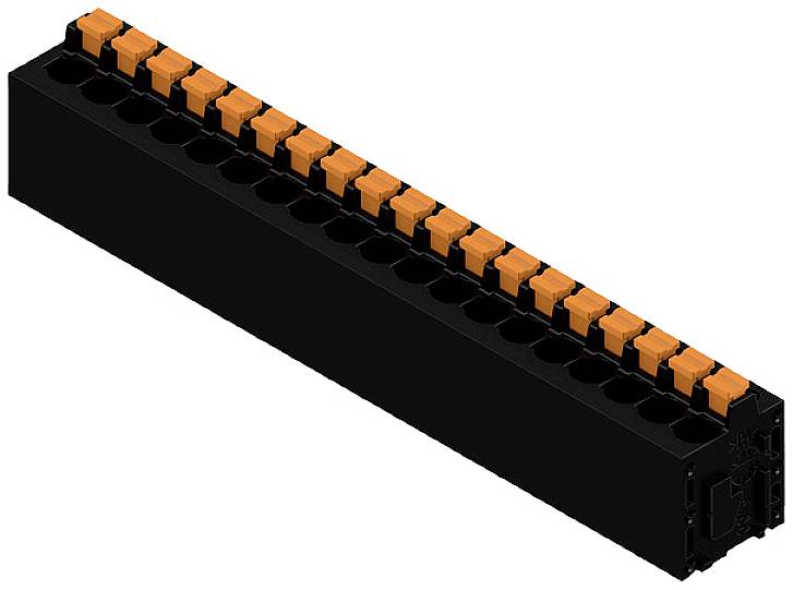 Weidmüller 1425220000 Schraubklemmblock 2.5mm² Polzahl 19 Schwarz 15St.