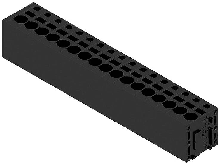Weidmüller 1425710000 Schraubklemmblock 2.5mm² Polzahl 17 Schwarz 15St.