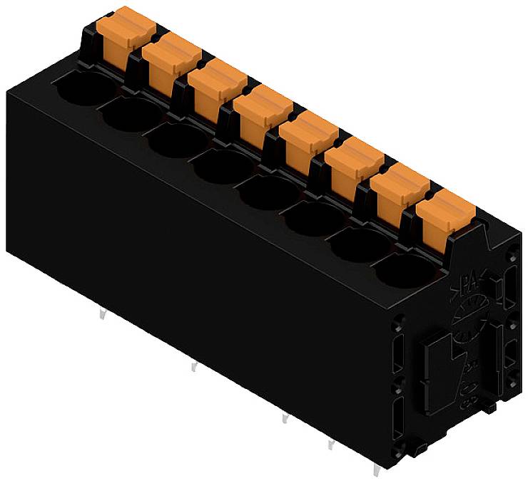 Weidmüller 1426130000 Federkraftklemmblock 2.5mm² Polzahl 8 Schwarz 35St.