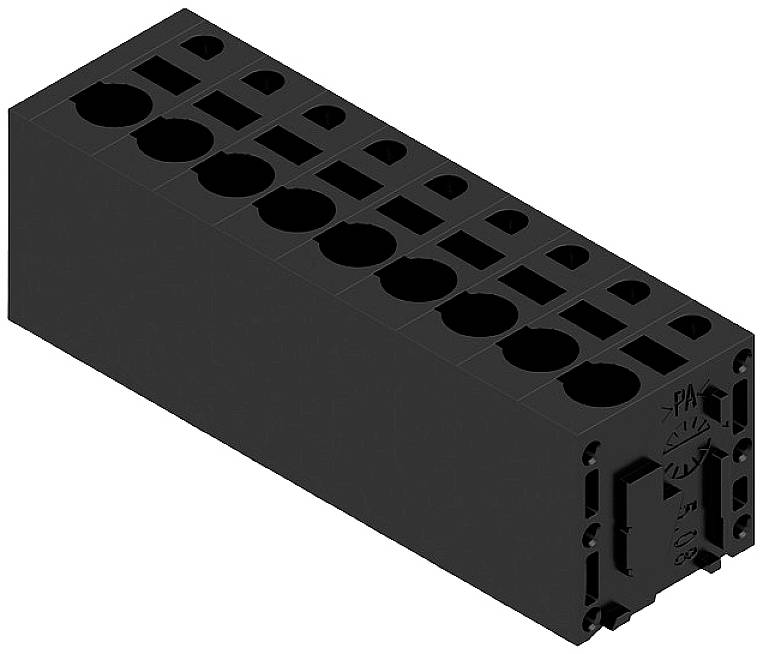 Weidmüller 1426650000 Federkraftklemmblock 2.5mm² Polzahl 9 Schwarz 30St.
